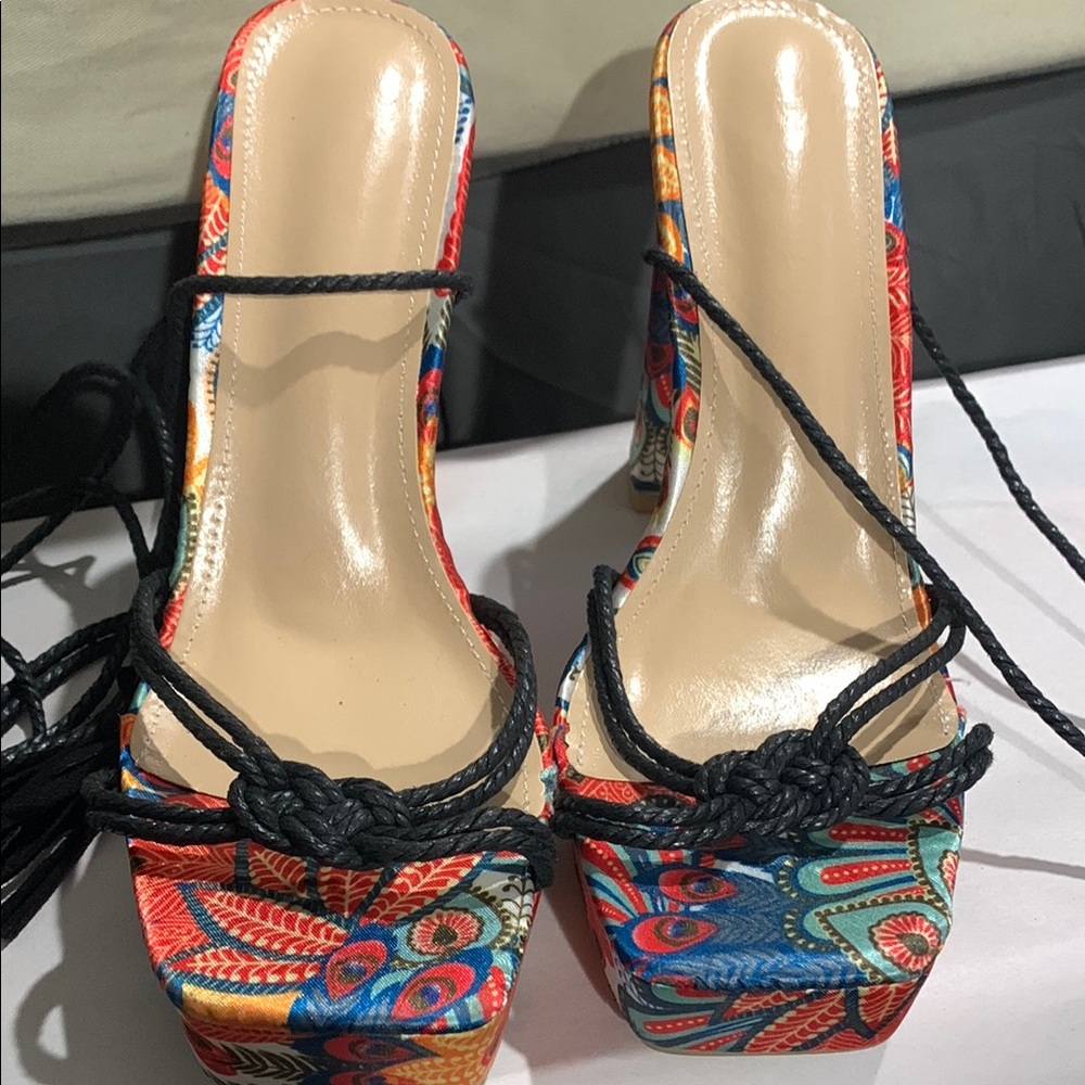 Colorful Women's Platform Heels